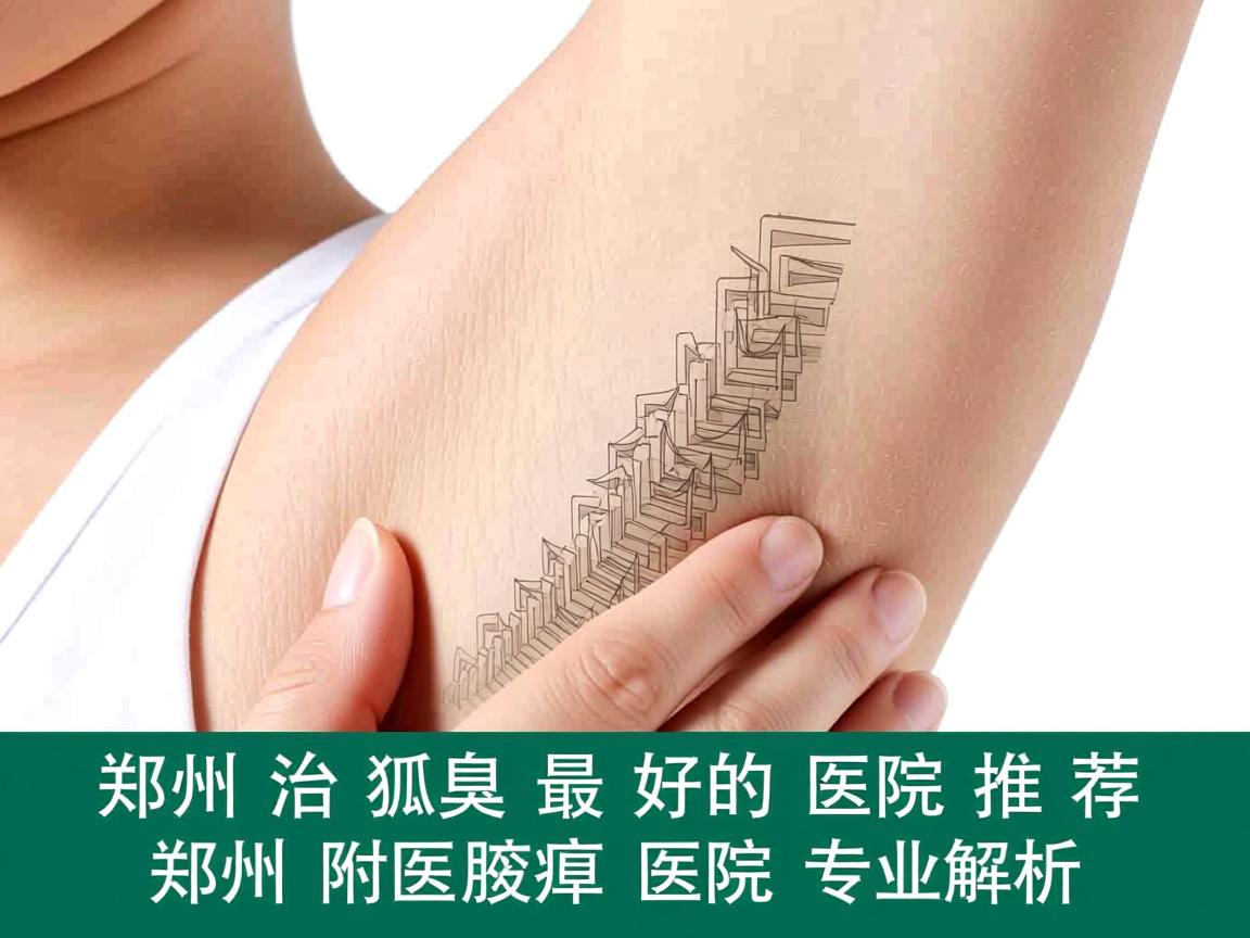 郑州治狐臭最好的医院推荐，郑州附医腋臭医院专业解析