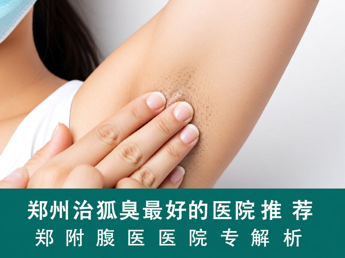 郑州治狐臭最好的医院推荐，郑州附医腋臭医院专业解析