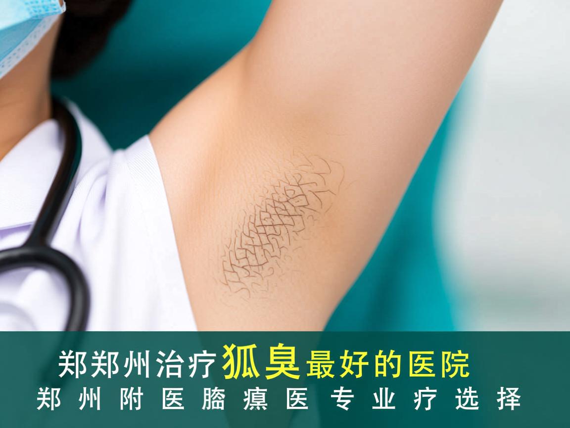郑州治疗狐臭最好的医院，郑州附医腋臭医院的专业诊疗选择