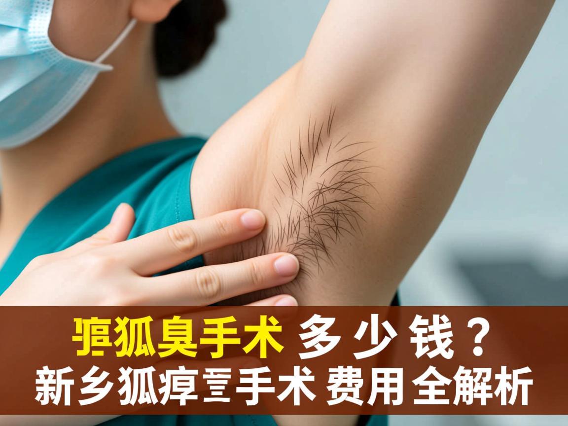 狐臭手术多少钱？新乡狐臭手术费用全解析