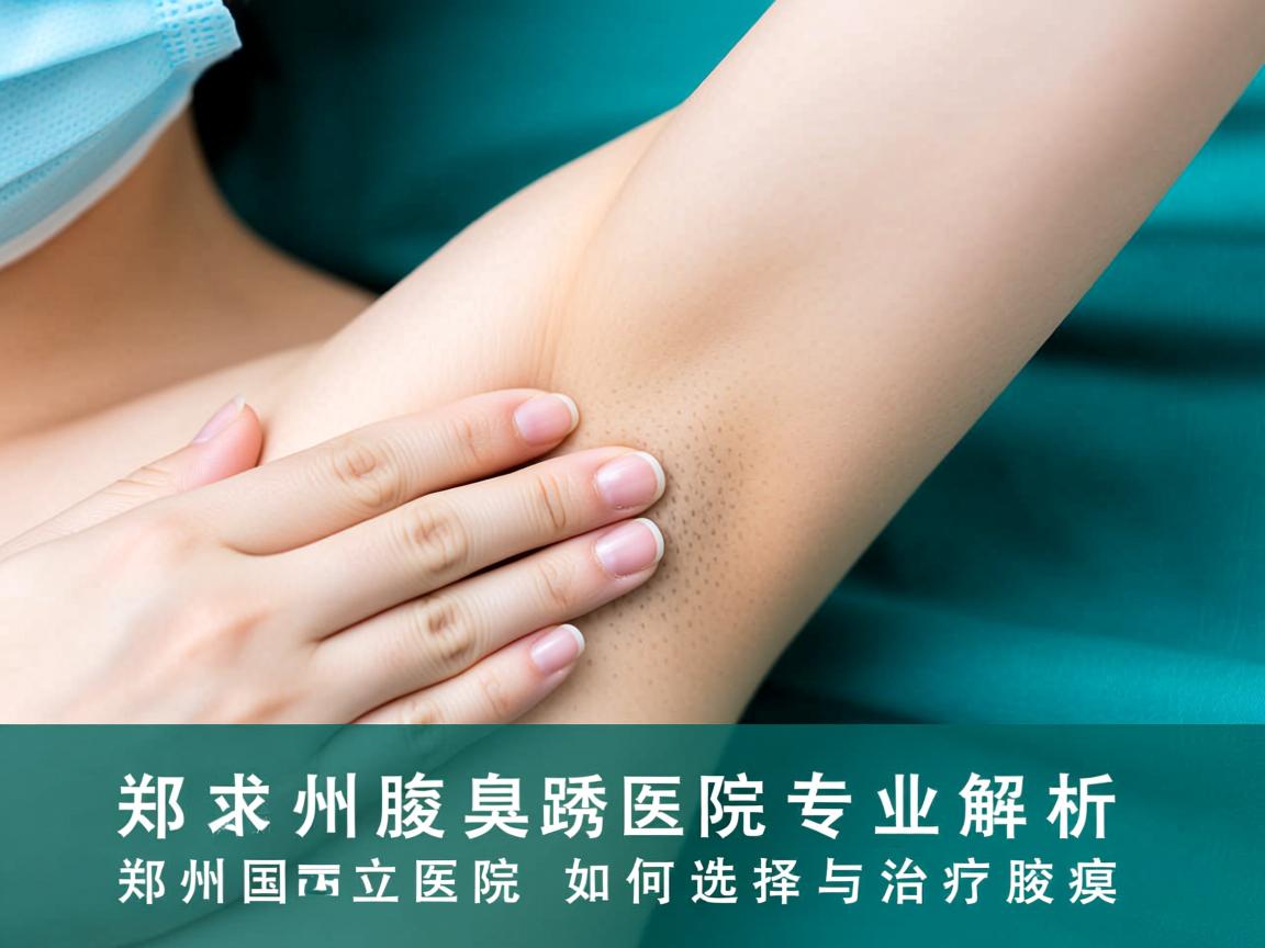 郑州腋臭医院专业解析，郑州国立医院如何选择与治疗腋臭
