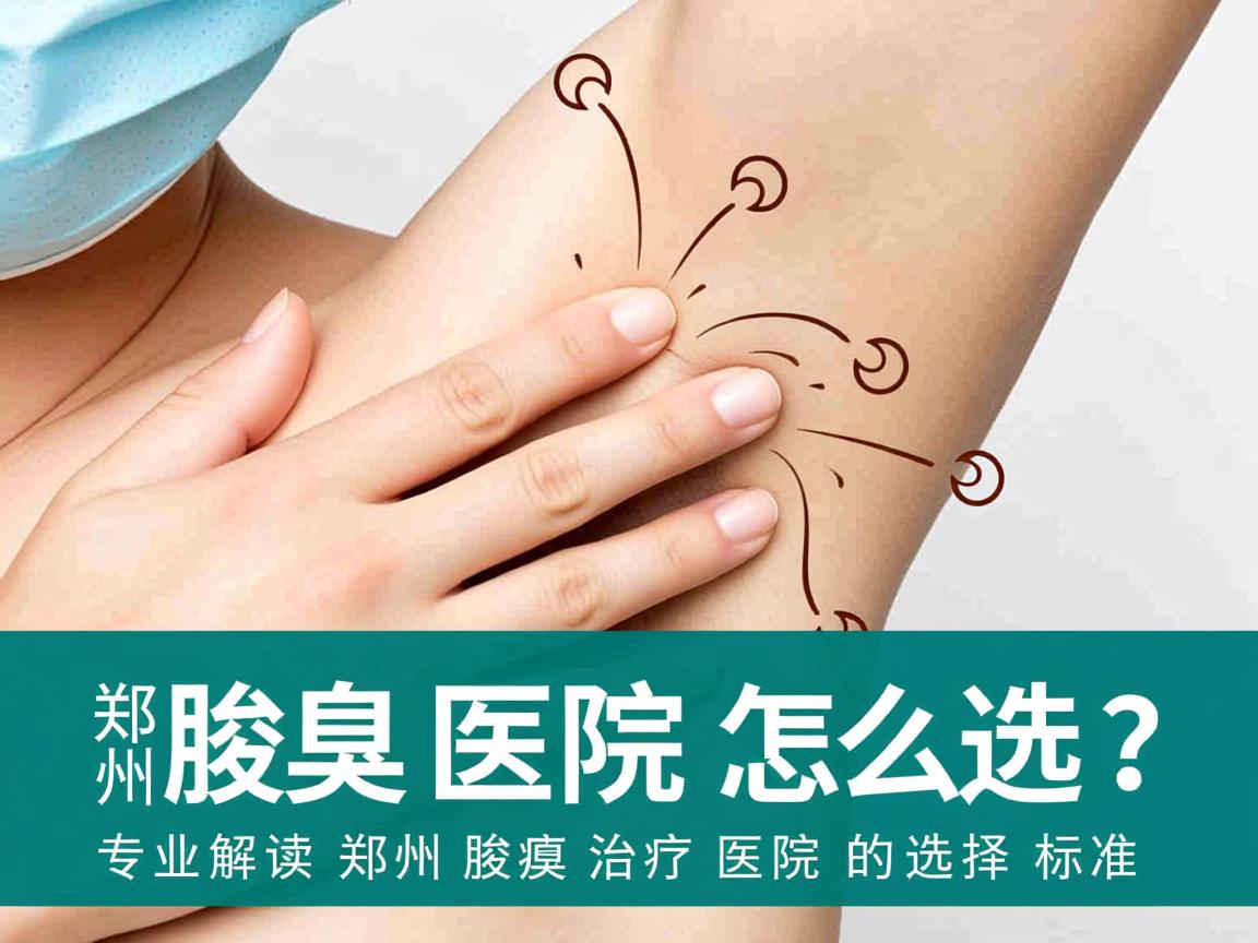郑州腋臭医院怎么选？专业解读郑州腋臭治疗医院的选择标准