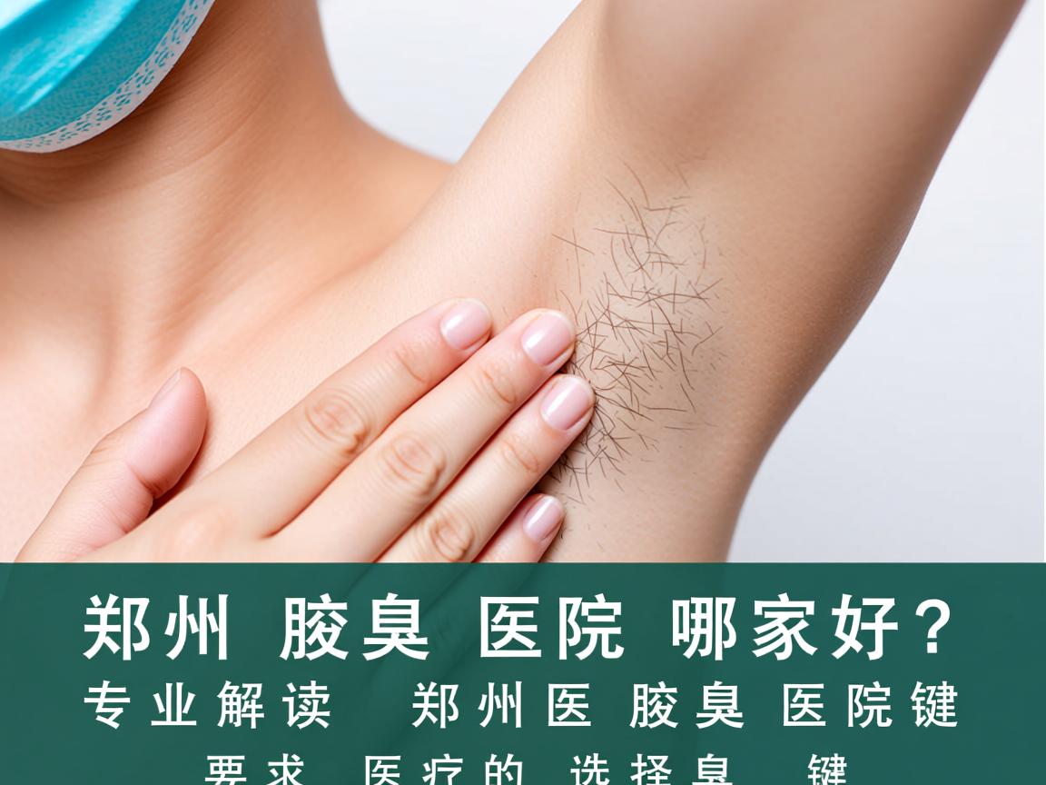 郑州腋臭医院哪家好？专业解读郑州腋臭医院的选择关键