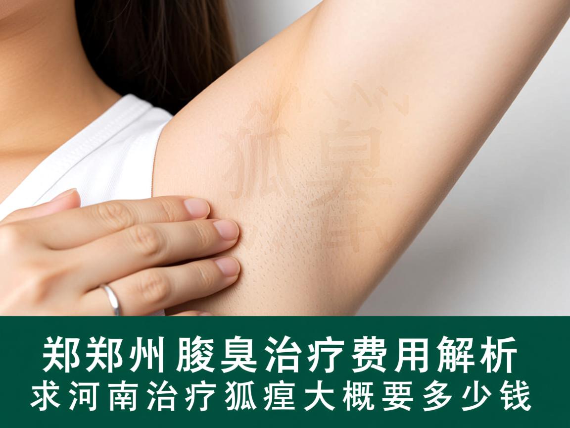 郑州腋臭治疗费用解析，河南治疗狐臭大概要多少钱