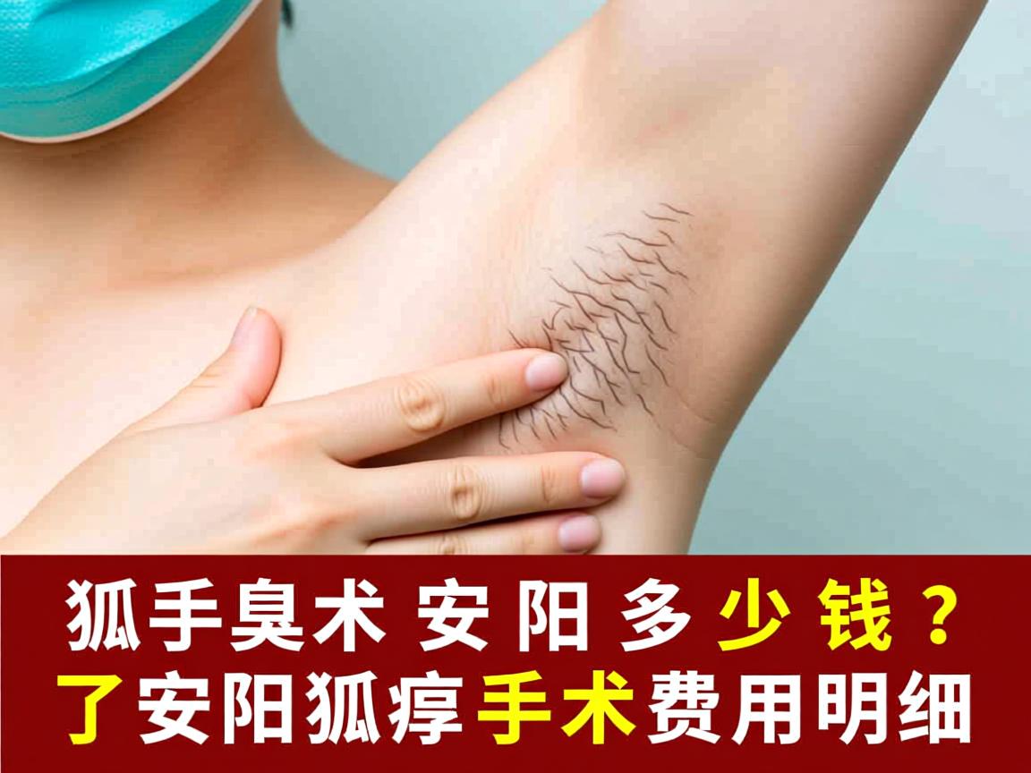 狐臭手术安阳多少钱？了解安阳狐臭手术费用明细