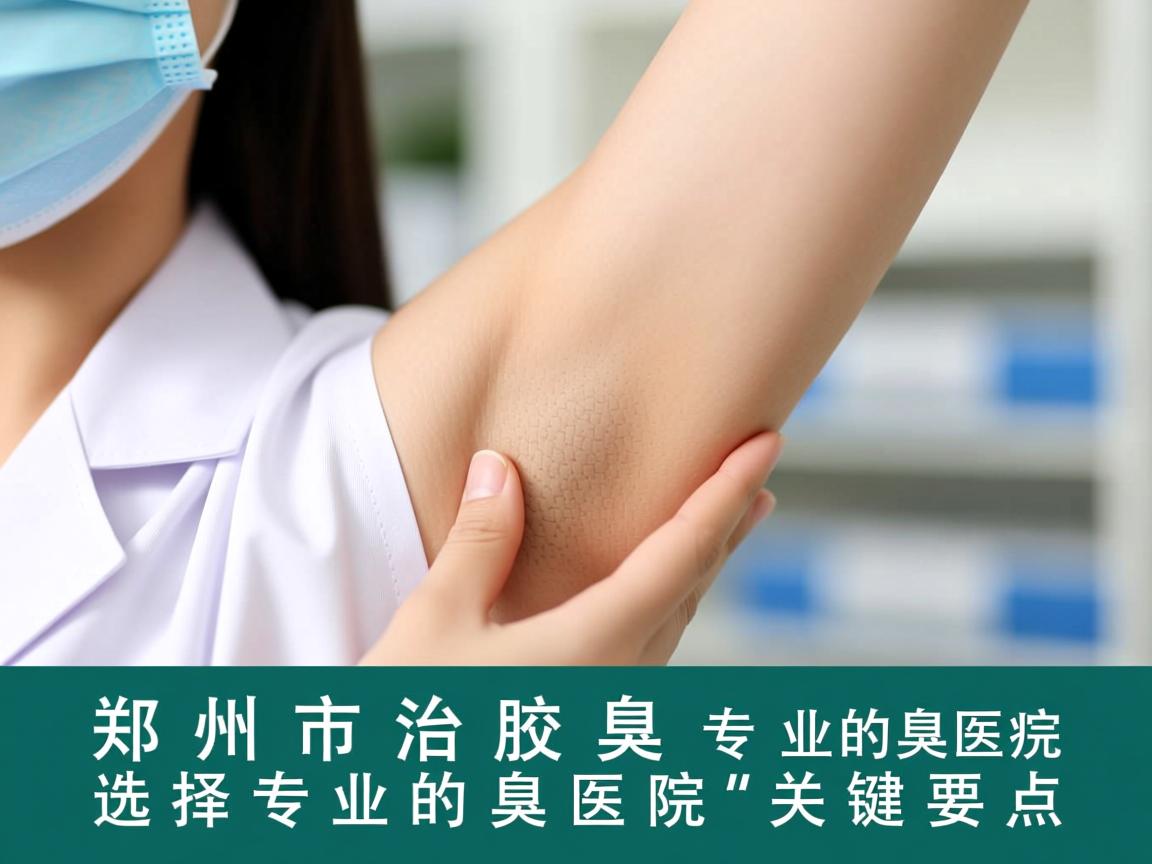 郑州市治疗腋臭专业的医院，选择专业腋臭医院的关键要点