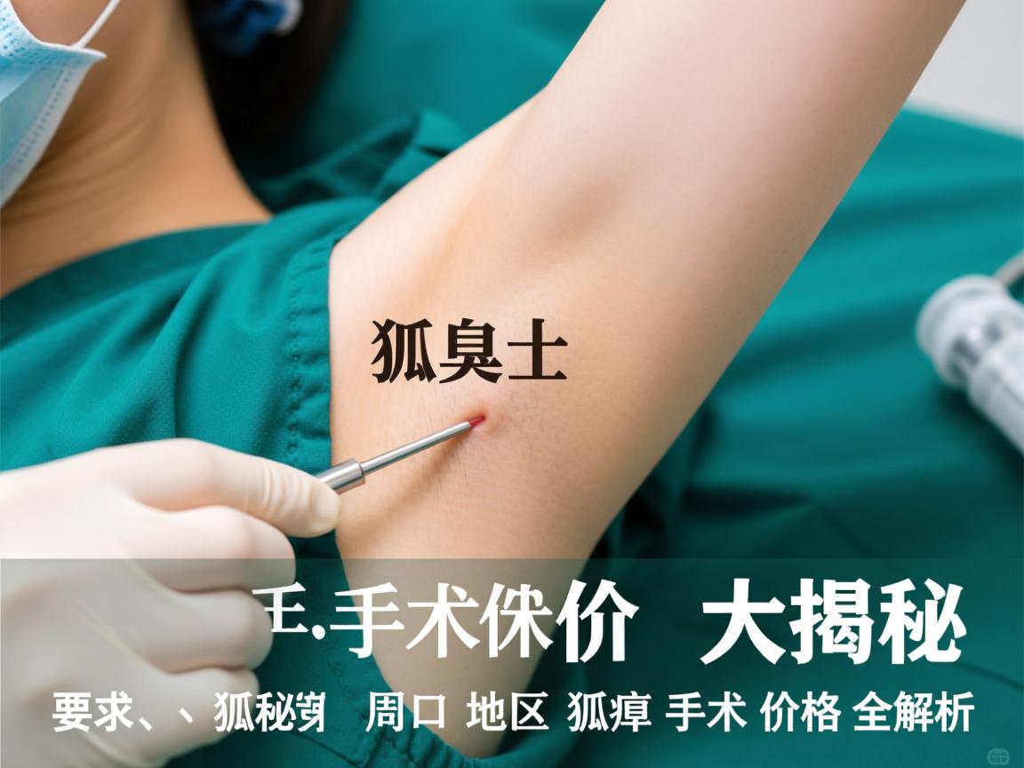 狐臭手术价格大揭秘，周口地区狐臭手术价格全解析