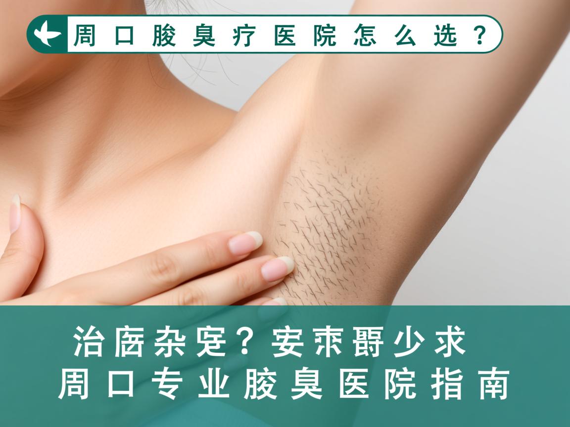 周口腋臭治疗医院怎么选？周口专业腋臭医院指南