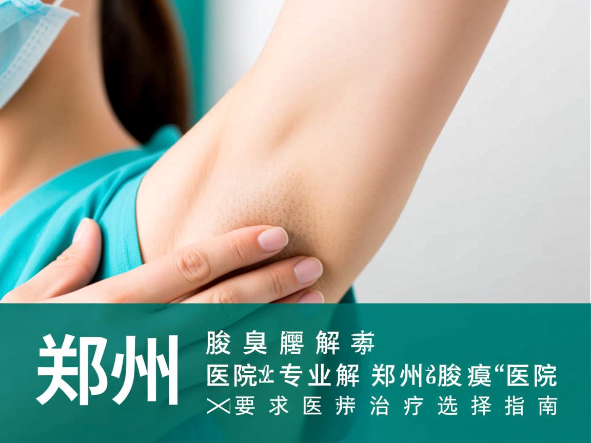 郑州腋臭医院专业解析，郑州腋臭医院治疗选择指南