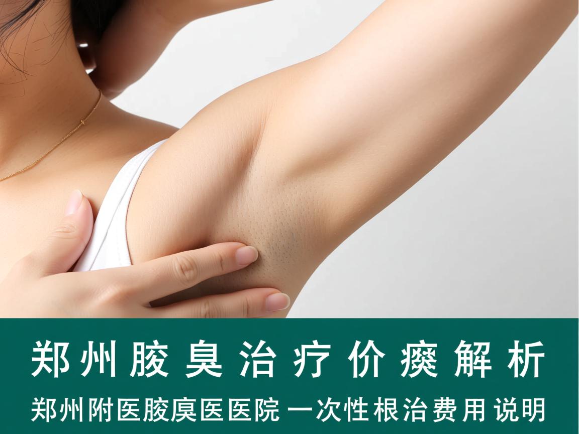 郑州腋臭治疗价格解析，郑州附医腋臭医院一次性根治费用说明