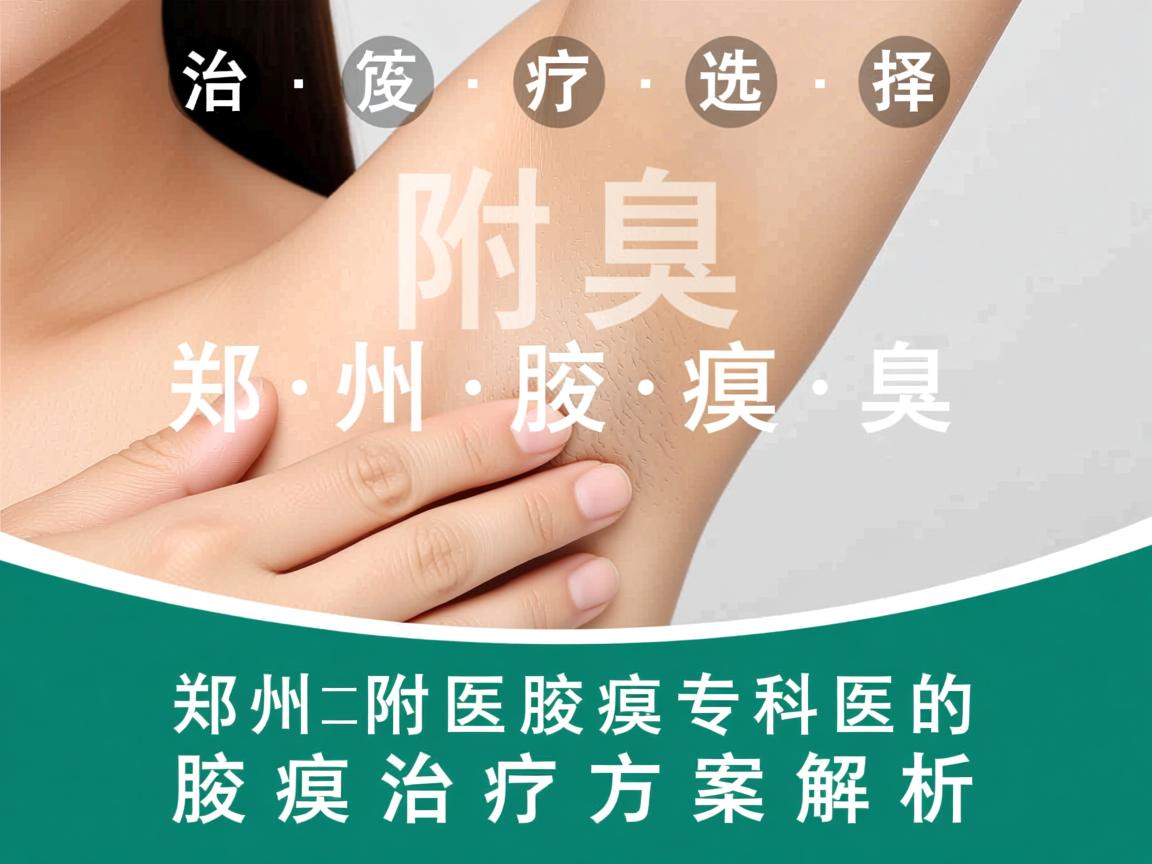 腋臭治疗选择,郑州附医腋臭专科的腋臭治疗方案解析 腋臭治疗选择,郑州附医腋臭专科的腋臭治疗方案解析