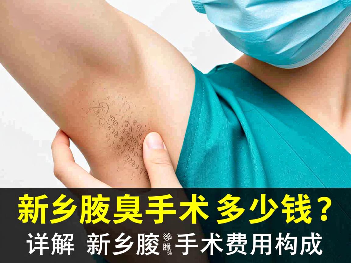 新乡腋臭手术多少钱?详解新乡腋臭手术费用构成 新乡腋臭手术多少钱?详解新乡腋臭手术费用构成