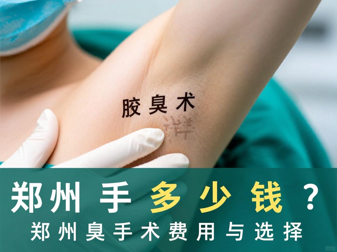 郑州腋臭手术多少钱?详解郑州腋臭手术费用与选择 郑州腋臭手术多少钱?详解郑州腋臭手术费用与选择
