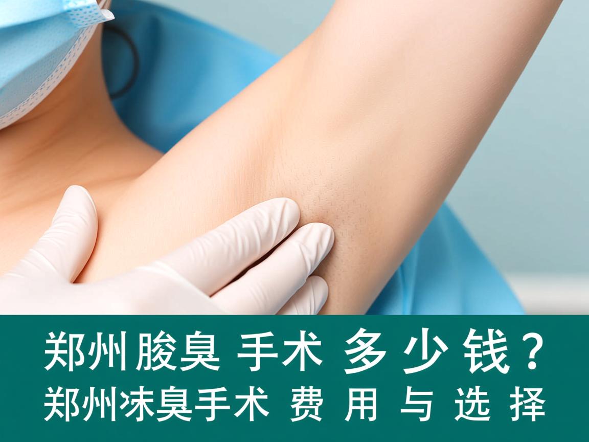 郑州腋臭手术多少钱?详解郑州腋臭手术费用与选择 郑州腋臭手术多少钱?详解郑州腋臭手术费用与选择