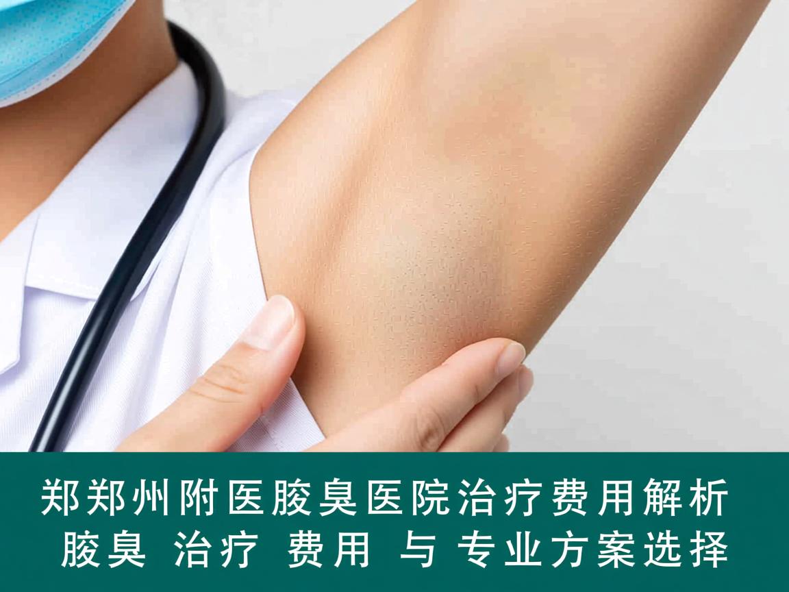 郑州附医腋臭医院治疗费用解析，腋臭治疗费用与专业方案选择