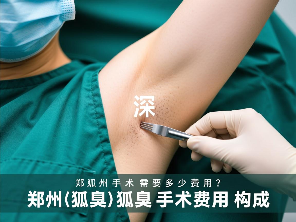 郑州狐臭手术需要多少费用？深度解析郑州狐臭手术费用构成