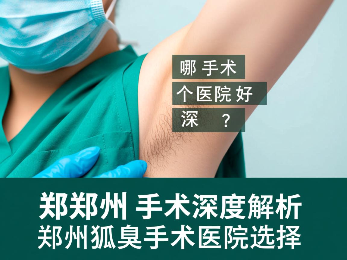 郑州狐臭手术哪个医院好?深度解析郑州狐臭手术医院选择 郑州狐臭手术哪个医院好?深度解析郑州狐臭手术医院选择