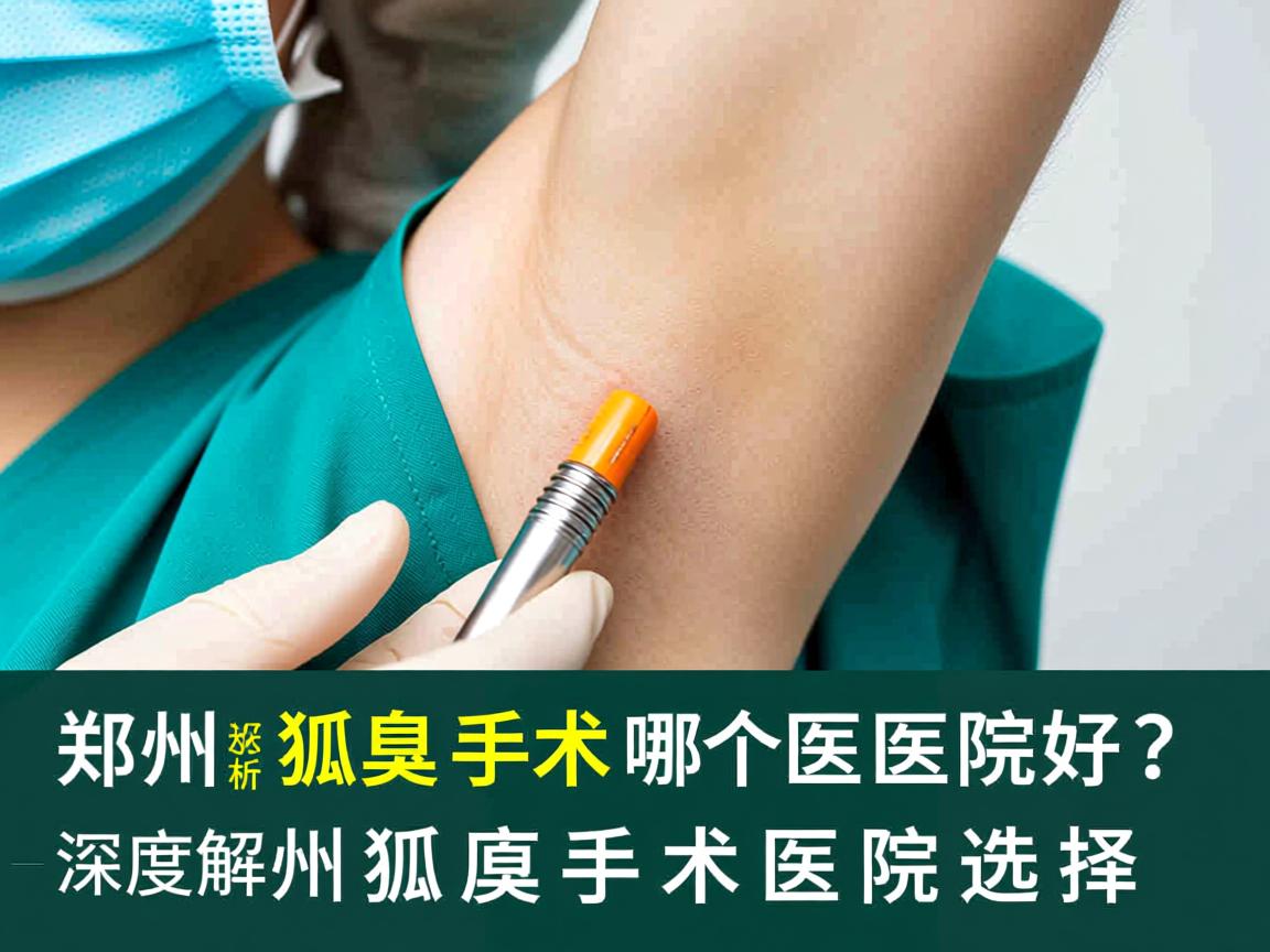 郑州狐臭手术哪个医院好?深度解析郑州狐臭手术医院选择 郑州狐臭手术哪个医院好?深度解析郑州狐臭手术医院选择