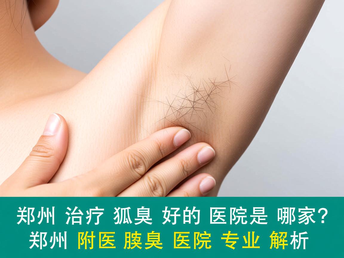 郑州治疗狐臭好的医院是哪家？郑州附医腋臭医院专业解析