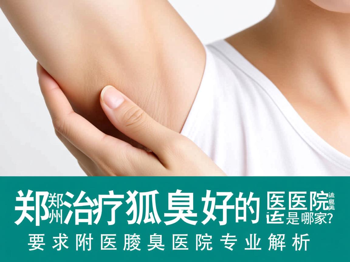 郑州治疗狐臭好的医院是哪家？郑州附医腋臭医院专业解析
