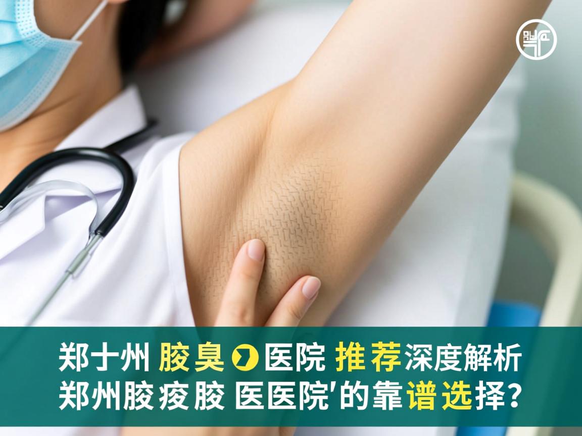 郑州腋臭医院推荐，深度解析郑州腋臭医院的靠谱选择