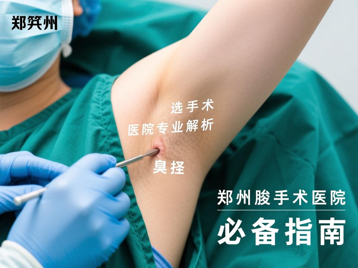 郑州腋臭手术医院专业解析，选择郑州腋臭手术医院的必备指南