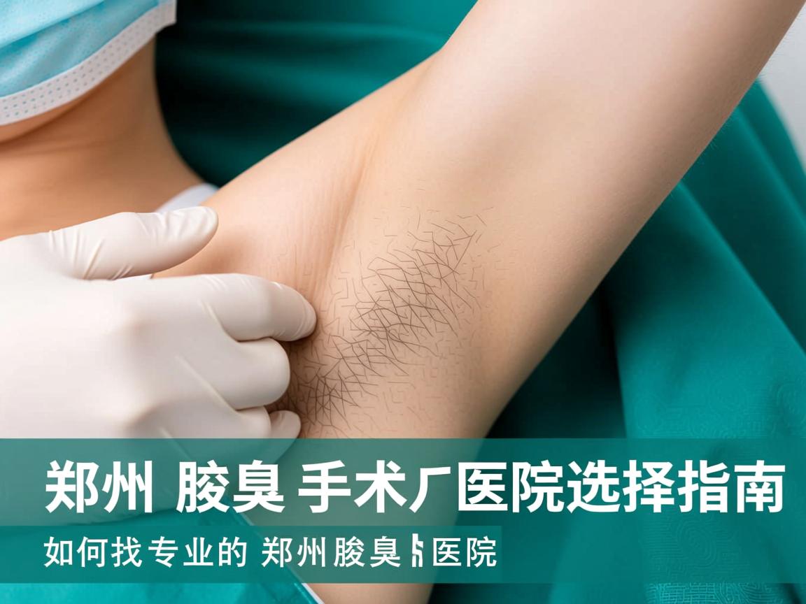 郑州腋臭手术医院选择指南,如何找到专业的郑州腋臭医院 郑州腋臭手术医院选择指南,如何找到专业的郑州腋臭医院