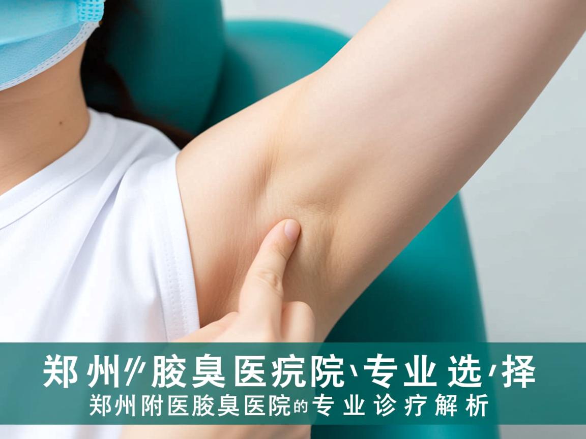 郑州腋臭医院专业选择，郑州附医腋臭医院的专业诊疗解析