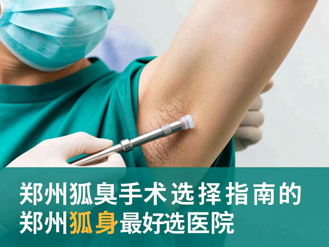 郑州狐臭手术选择指南,如何挑选最好的郑州狐臭医院 郑州狐臭手术选择指南,如何挑选最好的郑州狐臭医院