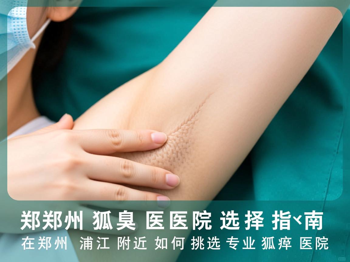 郑州狐臭医院选择指南，在郑州浦江附近如何挑选专业狐臭医院