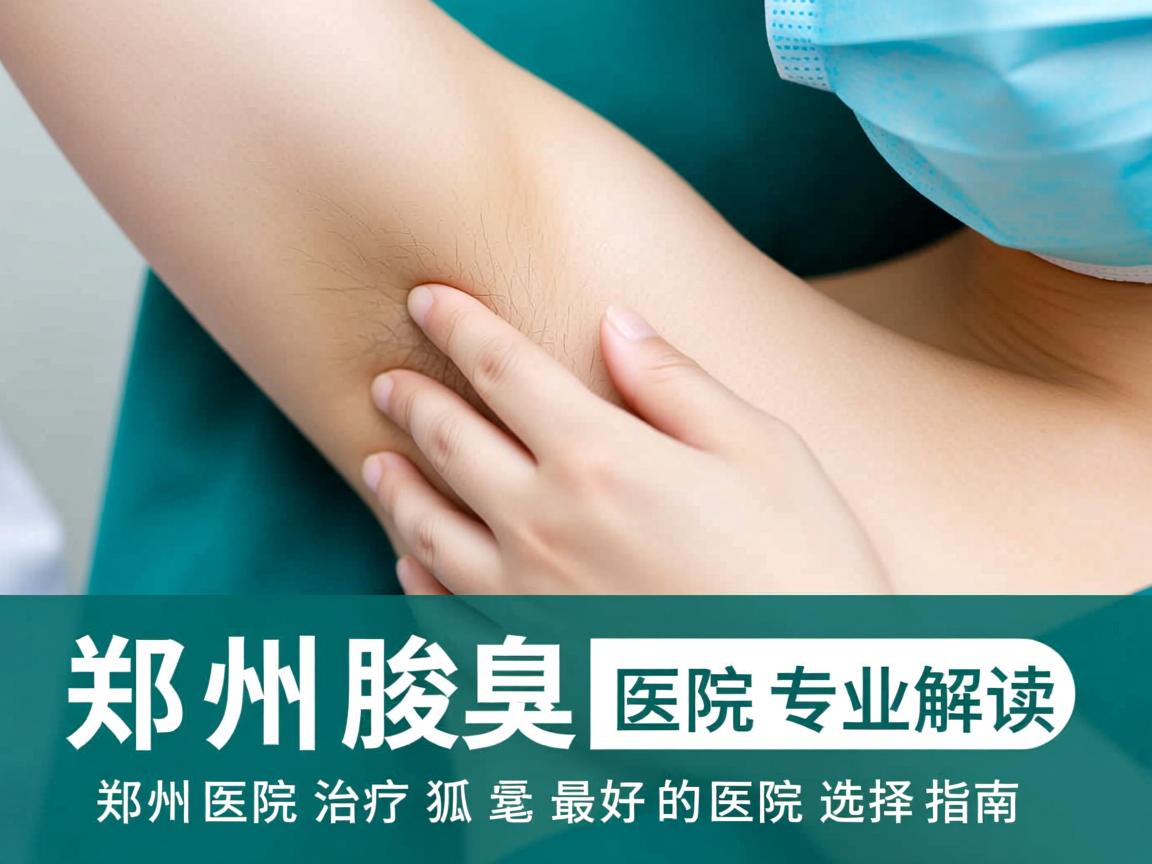 郑州腋臭医院专业解读，郑州医院治疗狐臭最好的医院选择指南