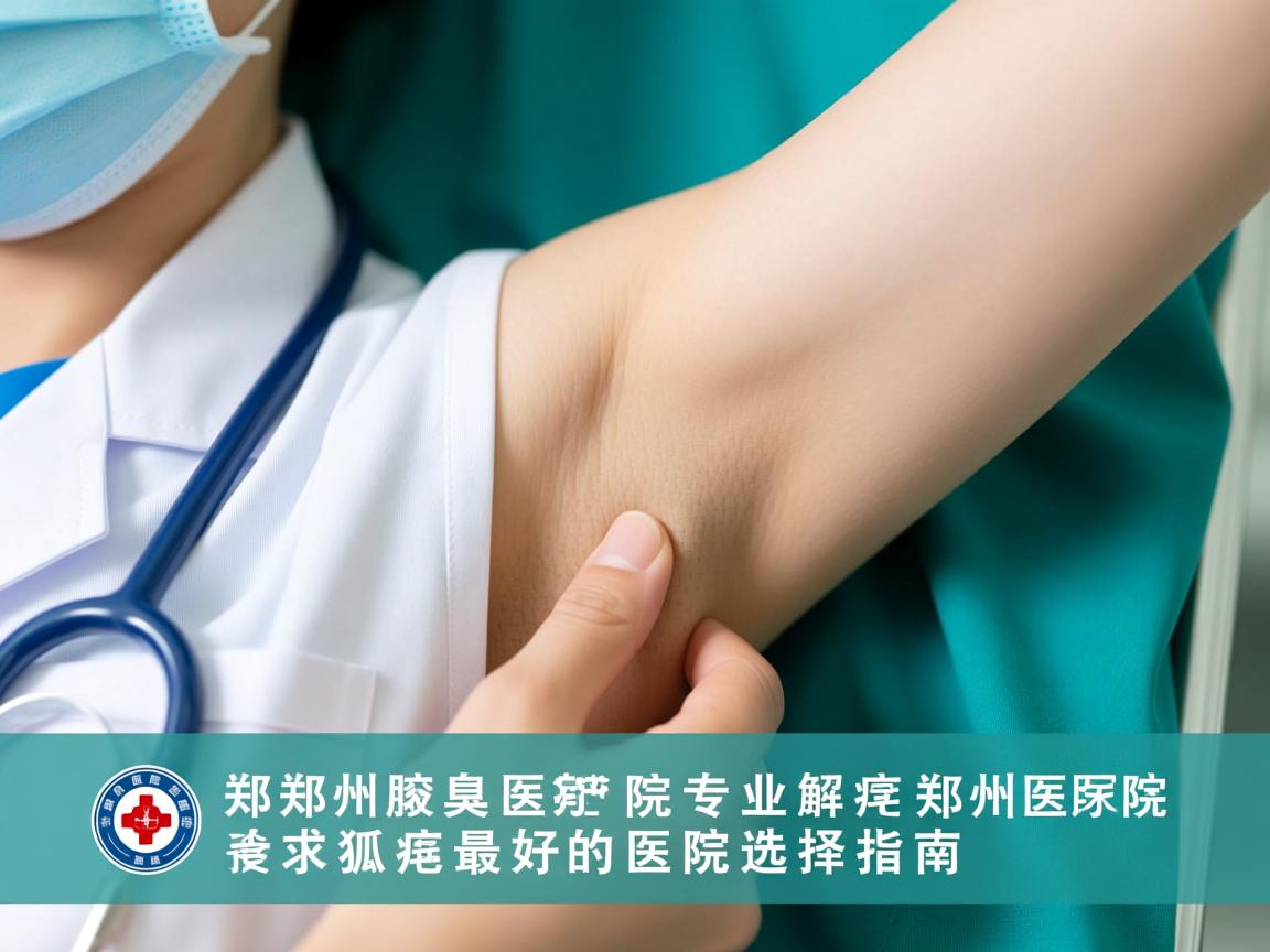 郑州腋臭医院专业解读，郑州医院治疗狐臭最好的医院选择指南