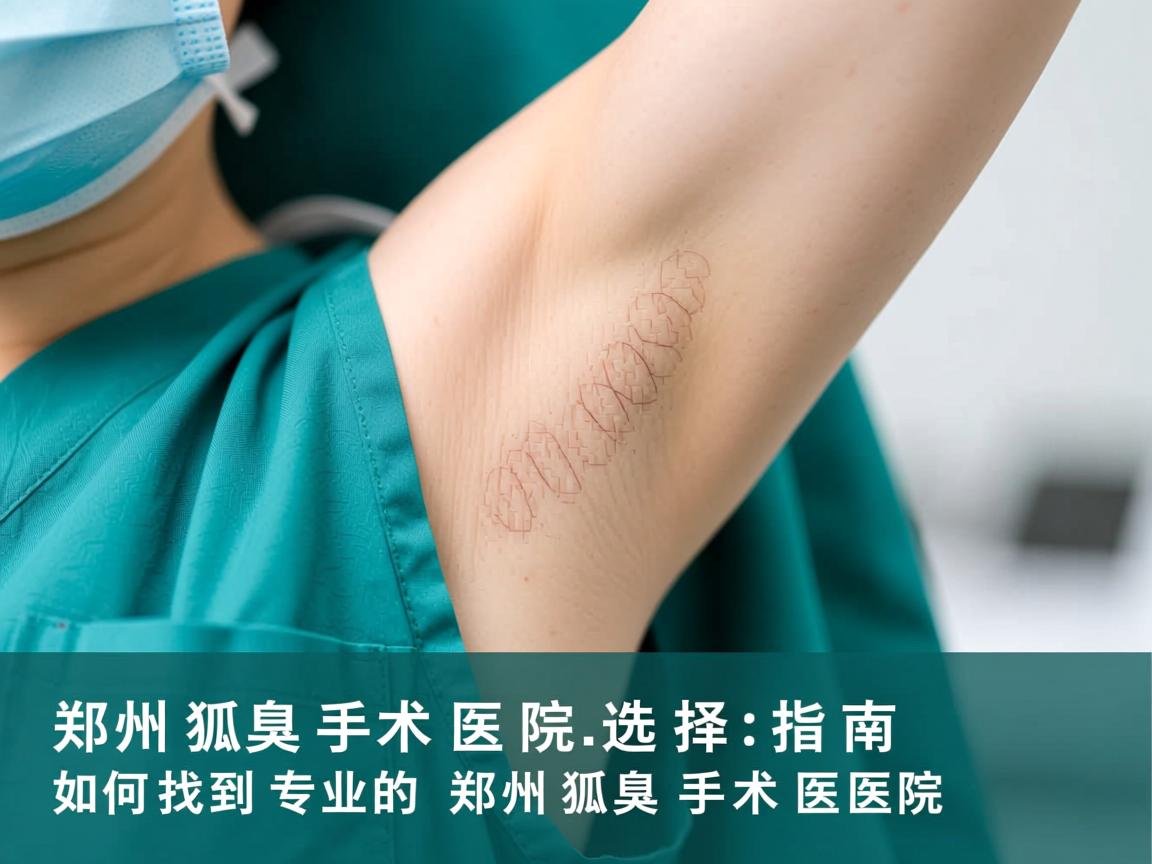 郑州狐臭手术医院选择指南，如何找到专业的郑州狐臭手术医院