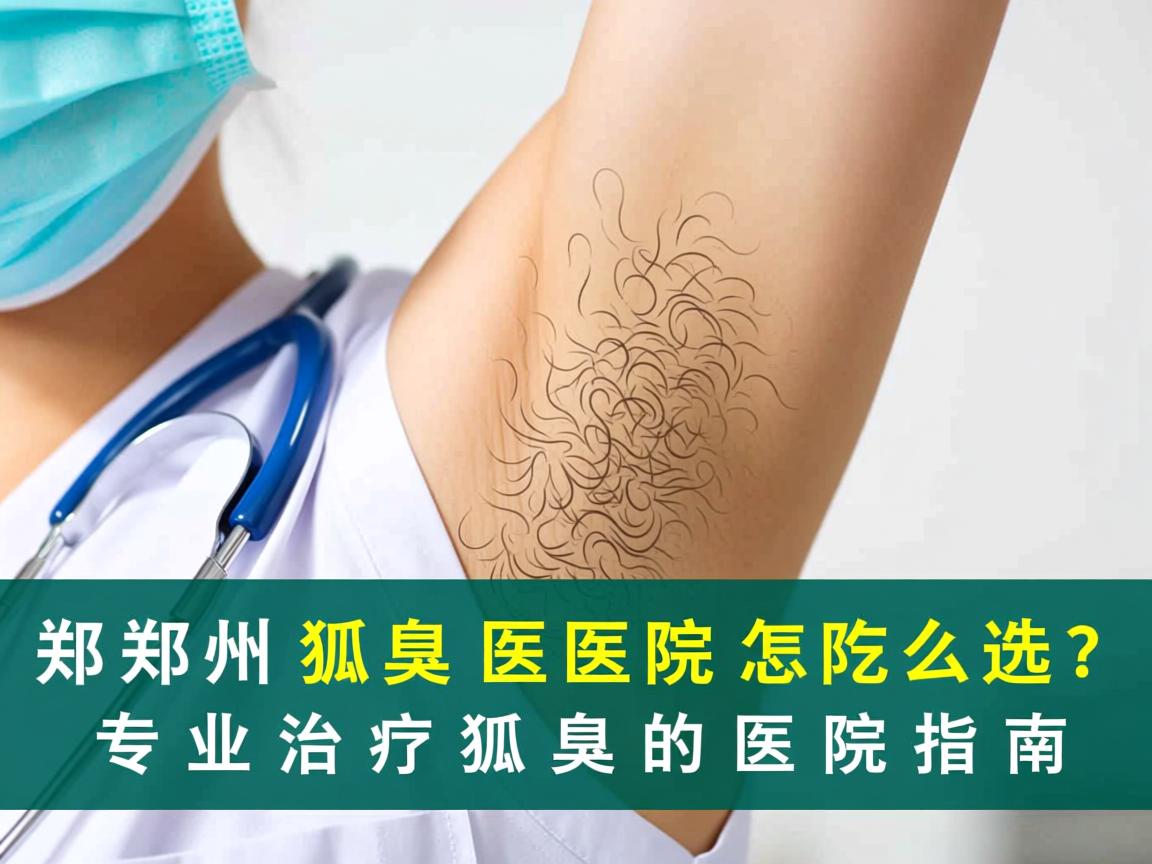 郑州狐臭医院怎么选？专业治疗狐臭的医院指南