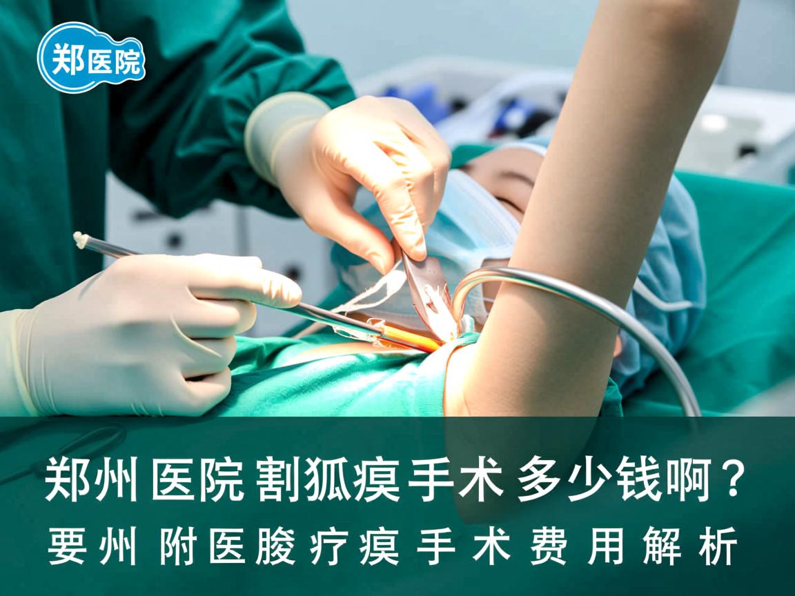 郑州医院割狐臭手术多少钱啊？郑州附医腋臭手术费用解析
