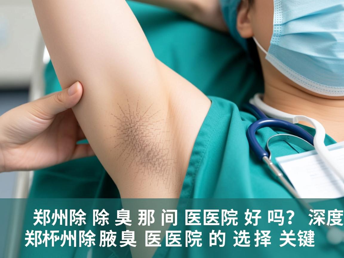 郑州除腋臭那间医院好吗？深度解析郑州除腋臭医院的选择关键
