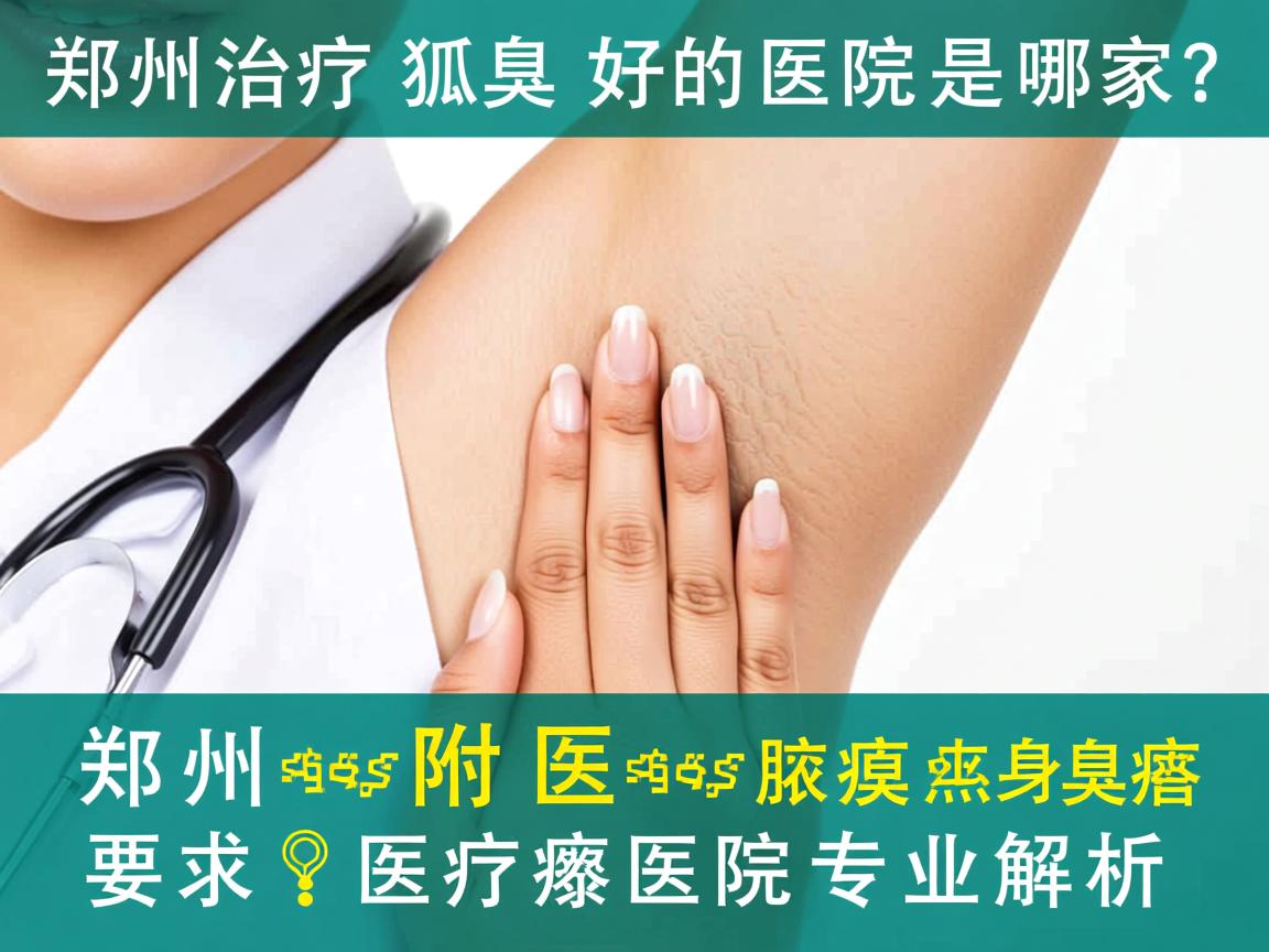 郑州治疗狐臭好的医院是哪家?郑州附医腋臭医院专业解析 郑州治疗狐臭好的医院是哪家?郑州附医腋臭医院专业解析