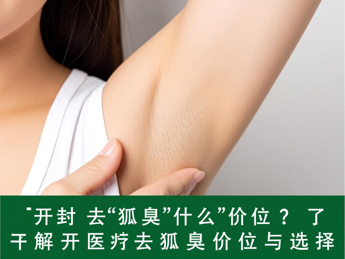 开封去狐臭什么价位？了解开封去狐臭价位与选择