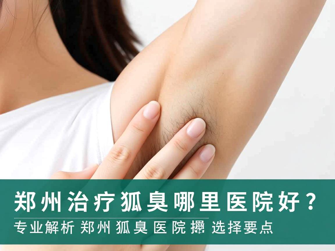 郑州治疗狐臭哪里医院好？专业解析郑州狐臭医院的选择要点