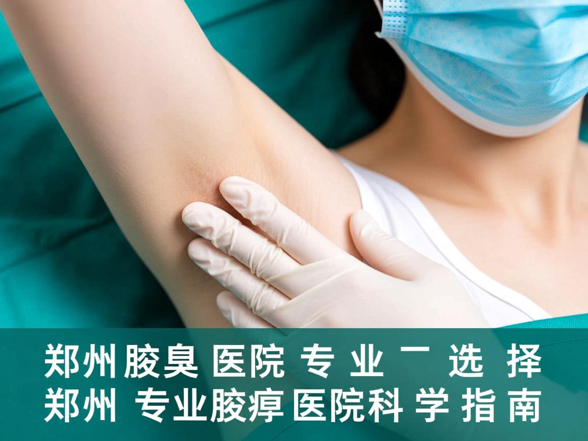郑州腋臭医院专业解读，选择郑州专业腋臭医院的科学指南