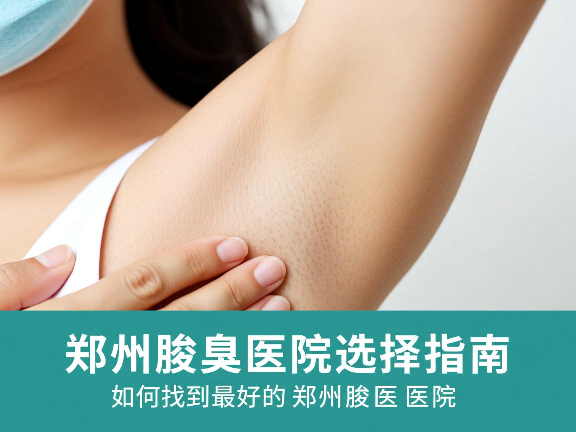 郑州腋臭医院选择指南，如何找到最好的郑州腋臭医院