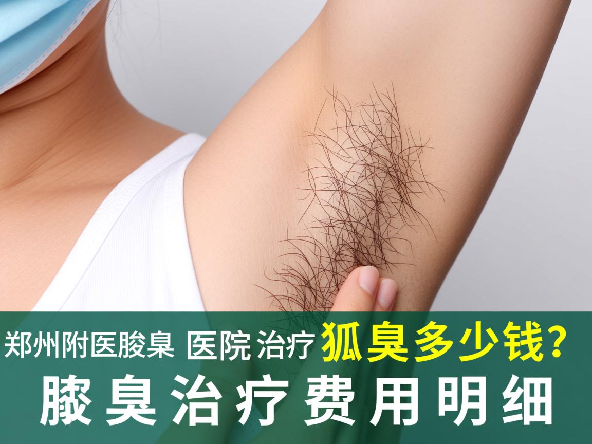 郑州附医腋臭医院治疗狐臭多少钱？解析腋臭治疗费用明细