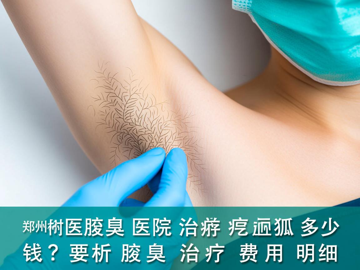 郑州附医腋臭医院治疗狐臭多少钱？解析腋臭治疗费用明细