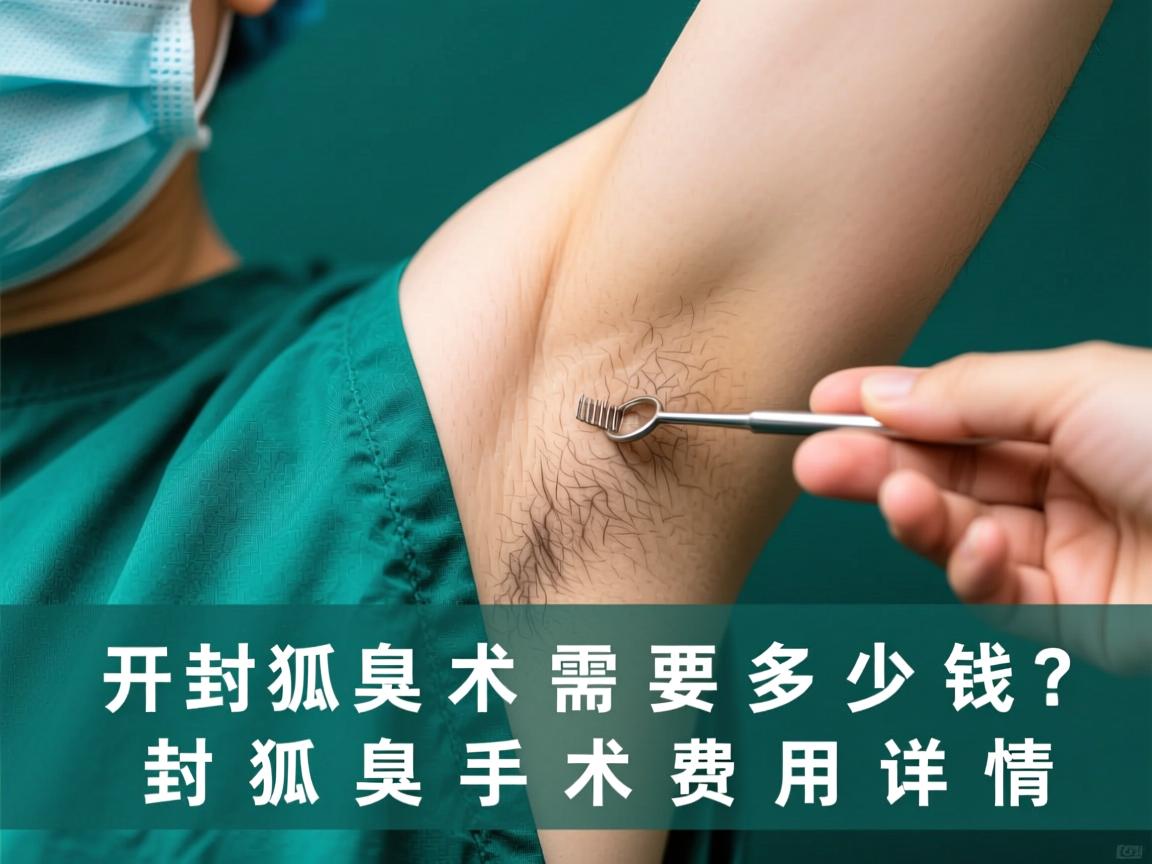 开封狐臭手术需要多少钱？解析开封狐臭手术费用详情