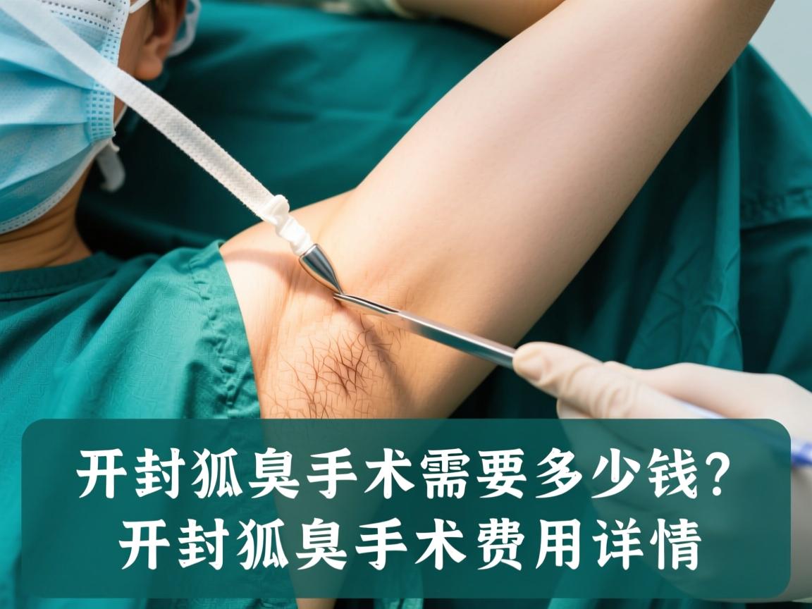 开封狐臭手术需要多少钱？解析开封狐臭手术费用详情