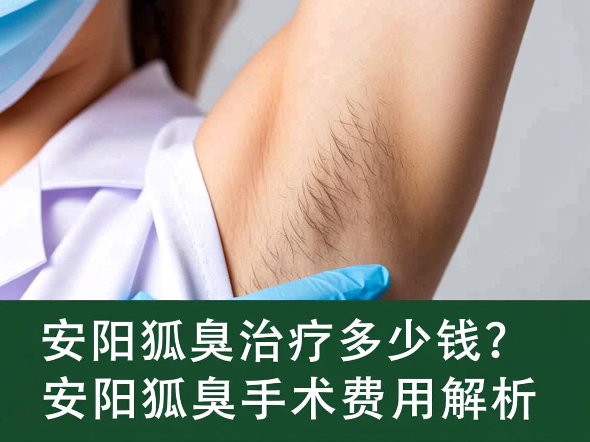 安阳狐臭治疗多少钱？安阳狐臭手术费用解析