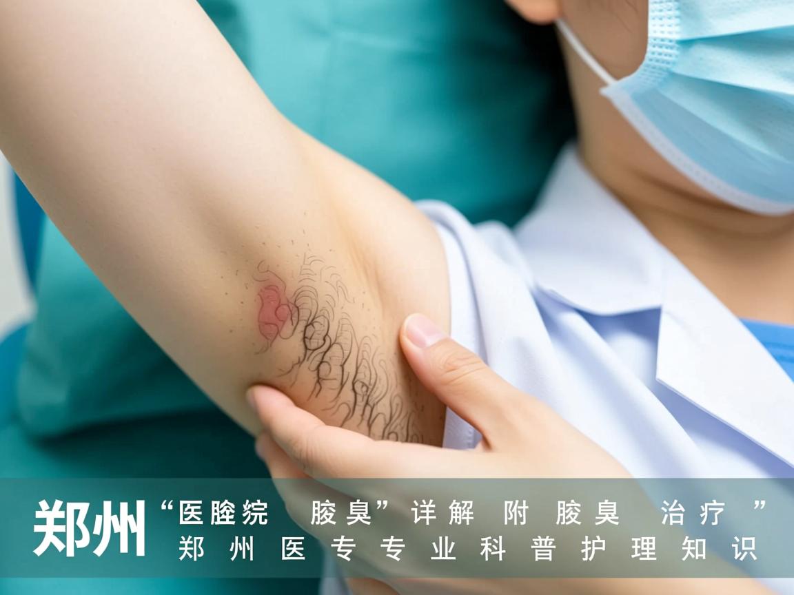 郑州腋臭医院详解腋臭治疗，郑州附医专业科普护理知识