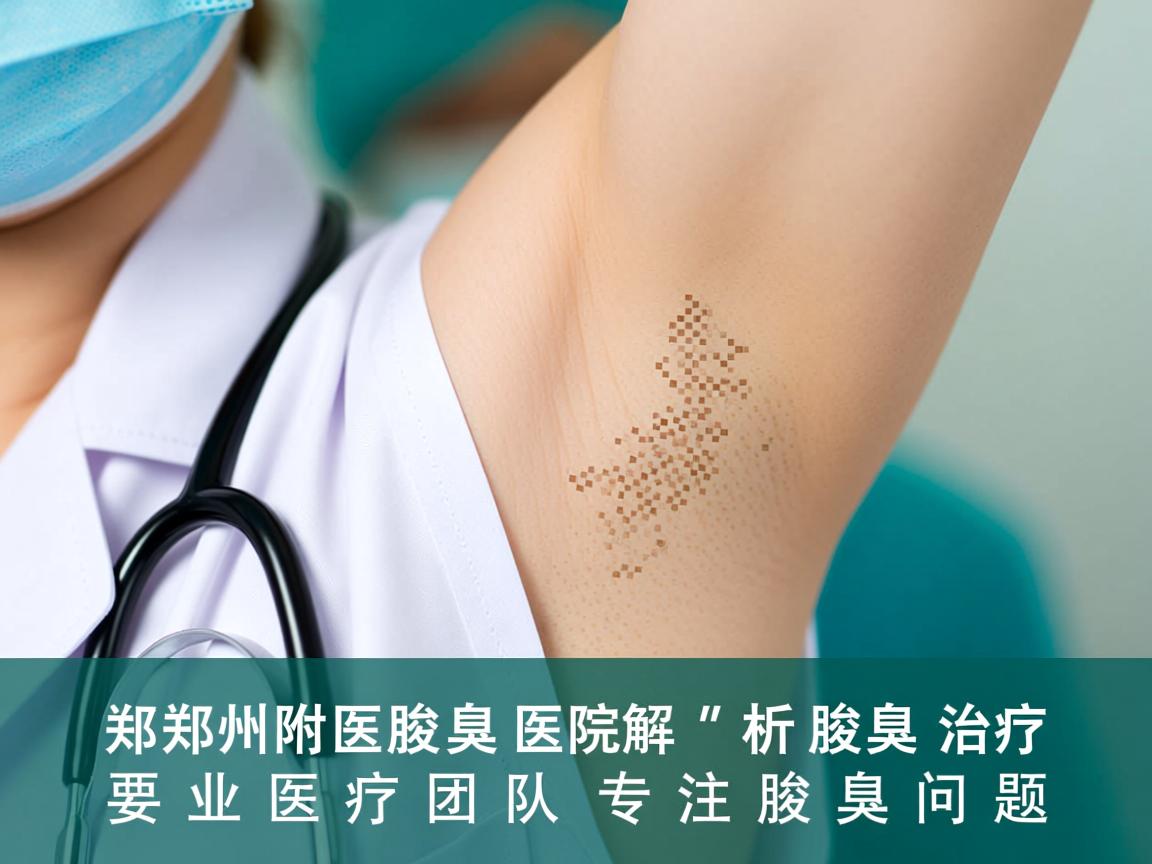 郑州附医腋臭医院解析腋臭治疗，专业医疗团队专注腋臭问题