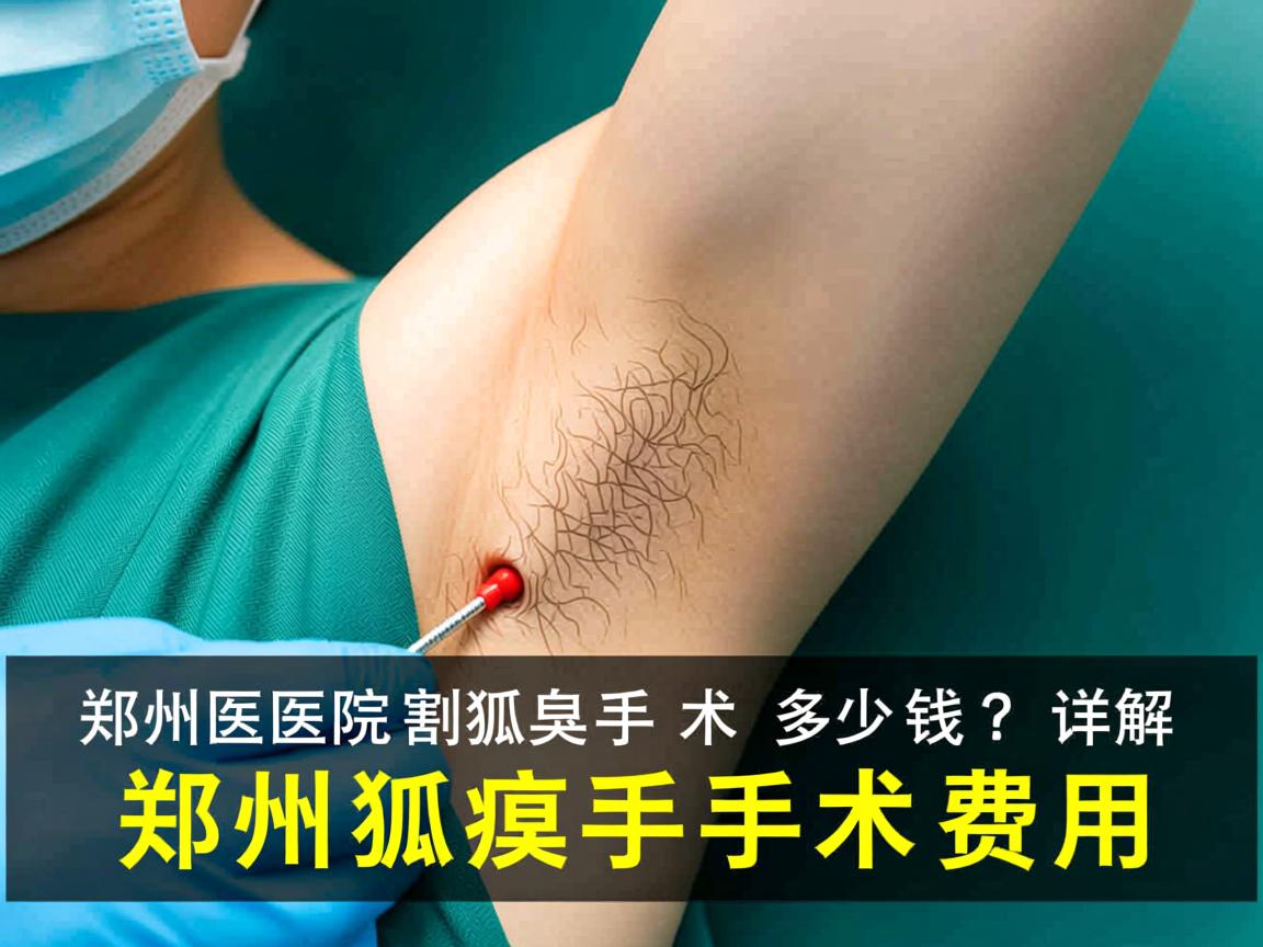 郑州医院割狐臭手术多少钱？详解郑州狐臭手术费用