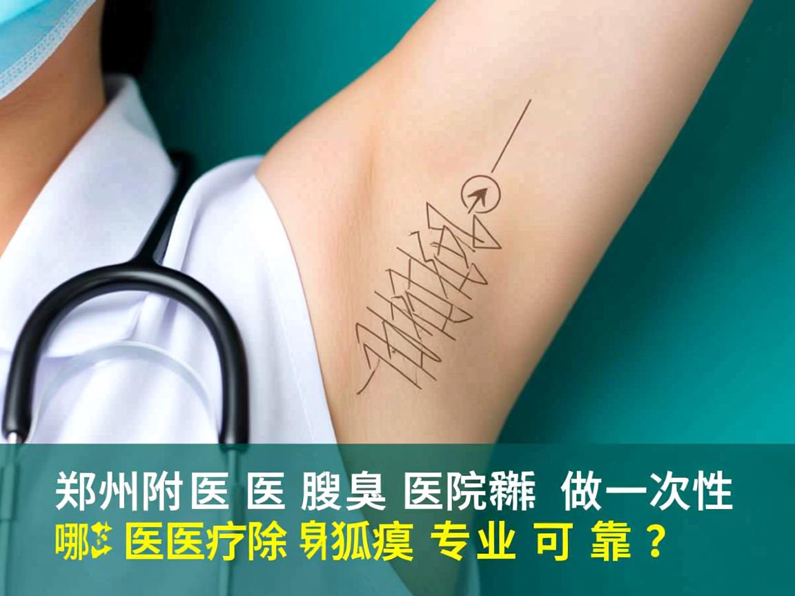 郑州附医腋臭医院解析，郑州哪家医院做一次性除狐臭专业可靠？